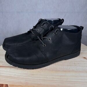 Skechers BOBS Alpine Keep It Real Women Size 11 Black Ankle Boots Good Chukka